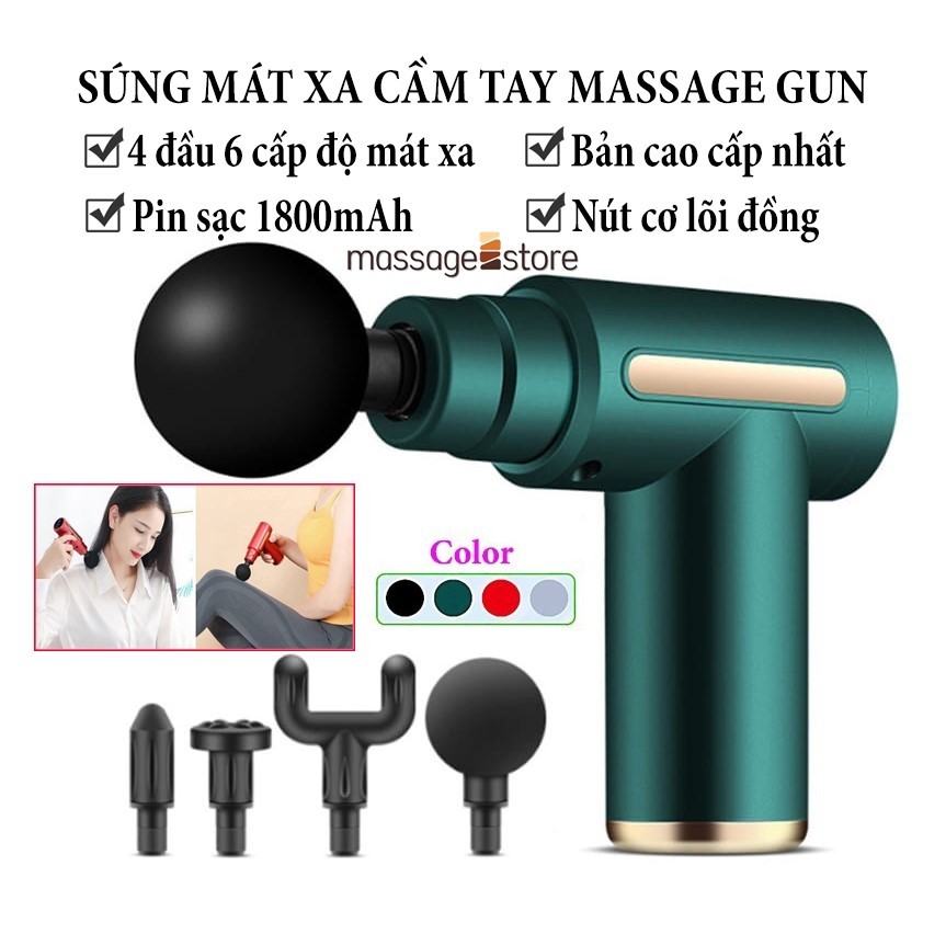 MÁY MASSAGE CẦM TAY - MÁY ĐẤM LƯNG - SÚNG MASSAGE CẦM TAY