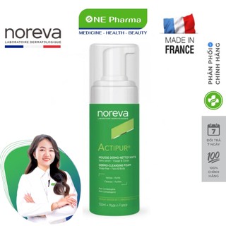 Sữa rửa mặt dạng bọt cho da dầu mụn Noreva Actipur Dermo - Cleansing Foam 150ml