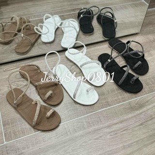 Dép kiểu nữ bệt xỏ ngón 3 DÂY HẠT VÒNG CỔ CHÂN kim tuyến siêu xinh