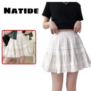 Chân váy ren tầng dáng ngắn ulzzang 2 lớp natide_store_ fg015