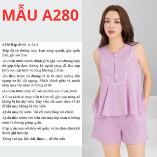 RẬP GIẤY CỨNG CẮT SẴN ĐỒ BỘ A280