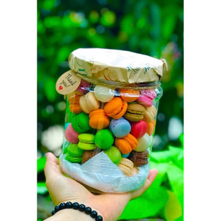 Bánh macaron mini - 100 viên mix đựng trong hộp cao cấp