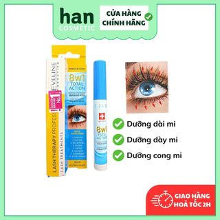 Huyết Thanh Dưỡng Dài Mi Eveline 8 In 1 Total Action Concentrated Eyelash Serum 10ml - hancosmetic.shop