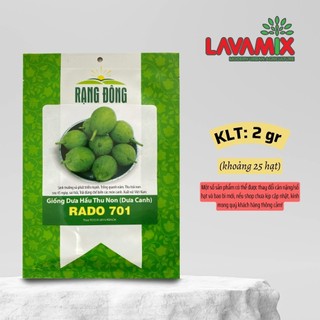 Hạt giống Dưa Hấu Thu Non Rado 701 (2g~25 hạt) hiệu Rạng Đông nhanh thu hoạch, năng suất cao | Green House
