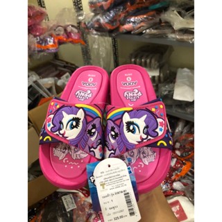 Dép lê cho bé gái quai dán ngựa Pony Thái Lan Adda 31R7W Hot hè 2024