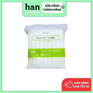Bông Tẩy Trang Miniso Only The Purest Cotton Pads (180 Miếng)