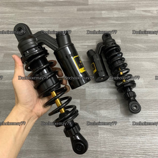 Phuộc sau RCB bình dầu đen ty vàng Wave, Dream, Sirius, Future Led