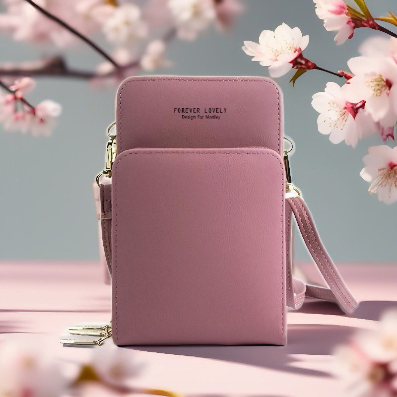 Túi xách forever đeo chéo đựng điện thoại Da Pu Mềm thời trang