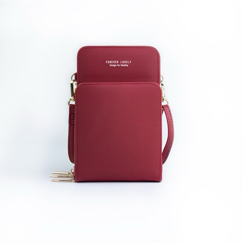Túi xách forever đeo chéo đựng điện thoại Da Pu Mềm thời trang