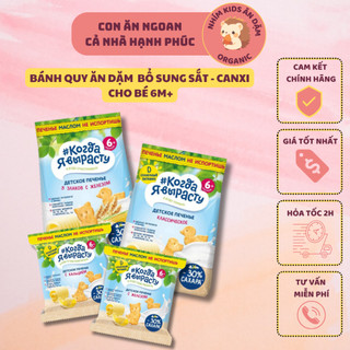 [Date T5/2025] Bánh Quy Ăn Dặm Bổ Sung Sắt, Canxi Cho Bé Từ 6M+ 30g/120g When I Grow Up
