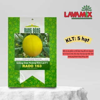 Hạt giống Dưa Hoàng Kim F1 Rado 163 (5 hạt) hiệu Rạng Đông nảy mầm tốt, dễ chăm sóc | Green House
