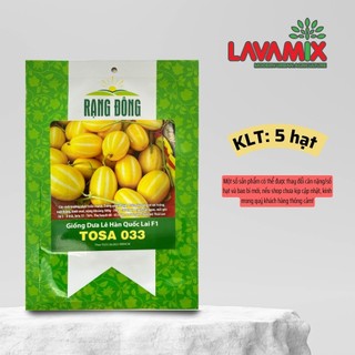Hạt giống Dưa Lê Hàn Quốc Tosa 033 (5 hạt) hiệu Rạng Đông chịu nhiệt tốt, sinh trưởng tốt | Green House