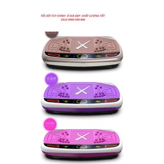 Máy rung toàn thân 220 cấp độ bản víp, máy rung X, kaxuki, Máy tập tại nhà 220 tốc độ, có nghe nhạc qua bluetooth