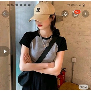 áo crop top siêu xinh có 4 màu chất bao mềm có giãn