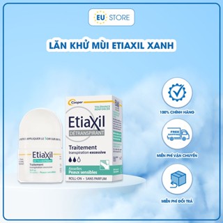 Lăn nách Etiaxil xanh 15ml khử mùi cơ thể lên tới 72h dùng cho da nhạy cảm