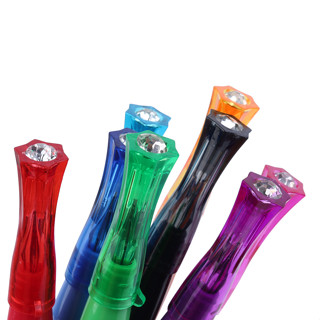 Hộp 12 cây bút mực đầu kim cương Chosch CS-885 màu tím/đen/xanh dương ngòi 0.5mm