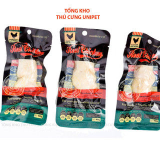 Ức gà hấp cho chó mèo 40gr