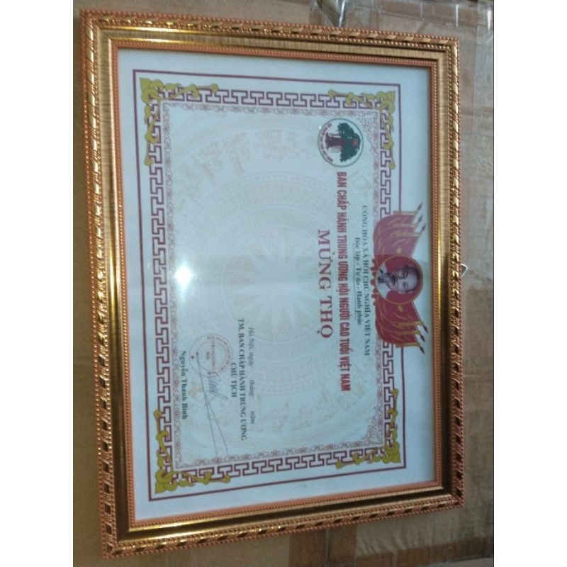 [đổ Sỉ] khung giấy khen b4 (26×36) sll