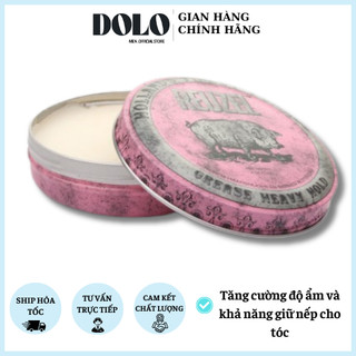 Sáp vuốt tóc nam reuzel pink greasy heavy hold pomade weilaiya - sáp vuốt tóc gốc dầu lợn hồng