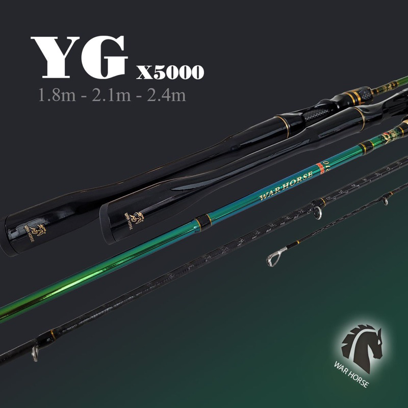 cần câu Lure YG X5000 Titan carbon gân xoắn X CM50 độ cứng MH