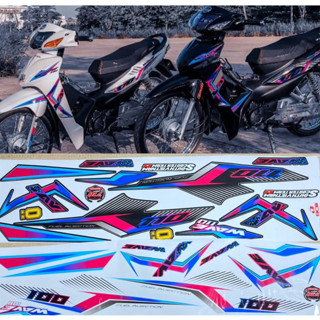 Tem Xe Wave Tem Wave Mẫu Mới Cực Hót 2024 Dán Wave 50/100/110