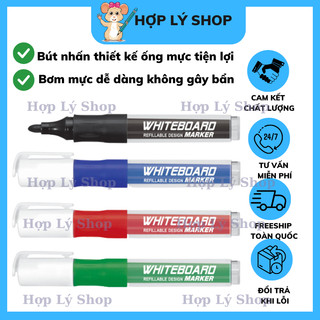 Bút Viết Bảng Trắng Nhấn Có Ống Thêm Mực Bút Lông Viết Bảng Trắng Hợp Lý Shop