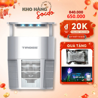 Đèn bắt muỗi côn trùng tiross ts8811, máy bắt muỗi tự động, bảo hành 12 tháng