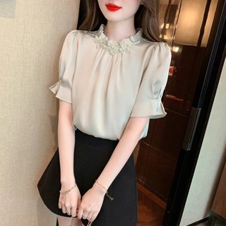 Áo kiểu nữ tay lỡ, áo nữ công sở, áo lụa cao cấp full màu A4472 full size