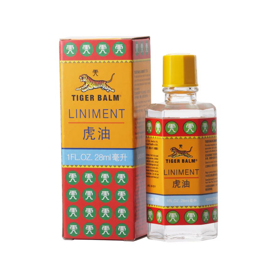 Dầu nóng xoa bóp giảm đau Tiger Balm Liniment Singapore 28ml