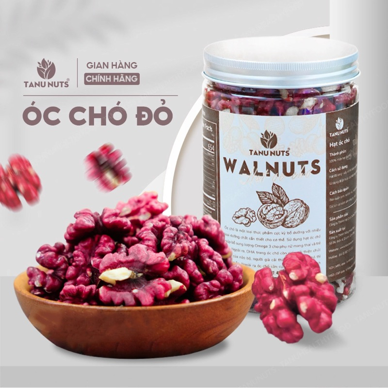 (Sẵn) 500G NHÂN HẠT ÓC CHÓ SỐNG