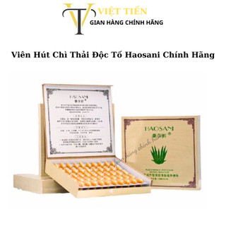 Viên Hút Chì Thải Độc Tố Haosani I Giải Độc Nang Lông, Kích Hoạt Tế Bào Da Tự Miễn Dịch, Bổ Sung Độ Ẩm Làm Sáng Da