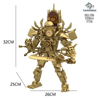 Skibidi Toilet Titan Đồ chơi Gold Titans Đồ chơi cho trẻ em Titan Màn Hình Tivi Người Loa Khối Xây Dựng quà cho be