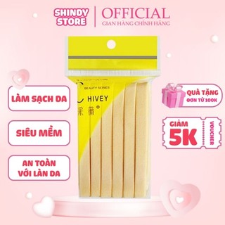 Bông Mút Bọt Biển Rửa Mặt Chivey Chính Hãng, Bông nở dai mềm mịn