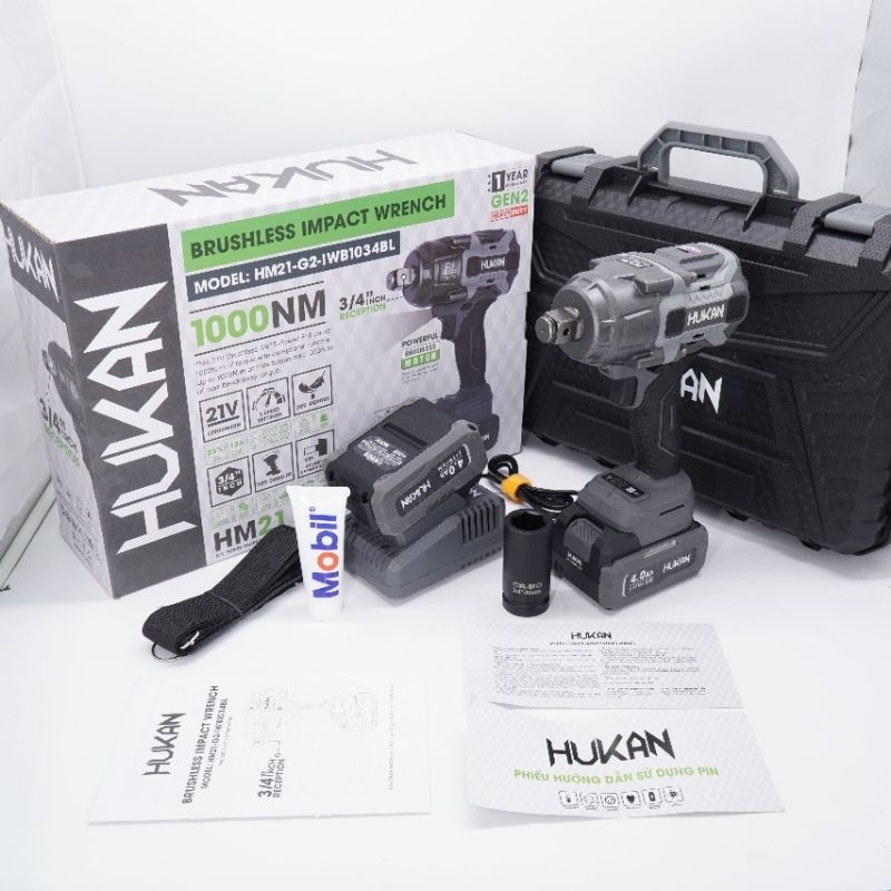 thân máy bulong siết hukan đầu 3/4 pin chân M21