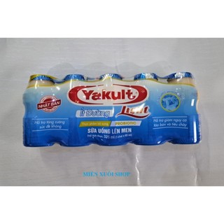  Lốc  5 chai  sữa chua uống lên men ít đường yakult light 65ml 