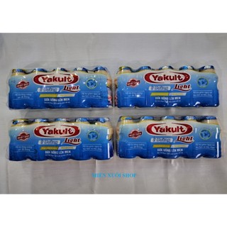 04 Lốc sữa chua uống lên men ít đường yakult light 65ml