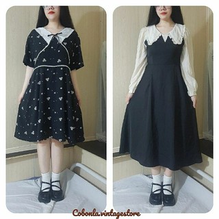 Đầm váy midi phong cách Ulzzang Hàn Quốc nhiều mẫu y2k - hàng 2hand