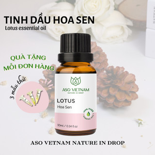 Tinh Dầu Hoa Sen (Lotus) ASO - Tinh Dầu Thơm Phòng - Tinh Dầu Thiên Nhiên - Thư Giãn, Giảm Căng Thẳng