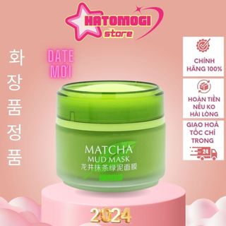 Mặt Nạ MATCHA MUD MASK LAIKOU / Mặt Nạ Đất Sét Trà Xanh Làm Sạch Sâu Giảm Mụn Đầu Đen làm sạch lỗ chân lông sán