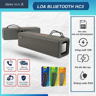 Loa Bluetooth Đa Năng HC3 Chống Nước IPX5 Công Suất 10W Loa Đầm Chắc Nghe Nhạc Cực Đã Tai