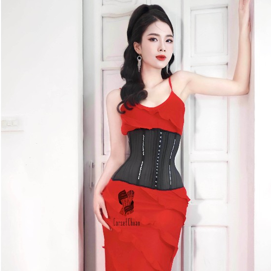 Đai Latex chính hãng Corset Chuẩn màu đen