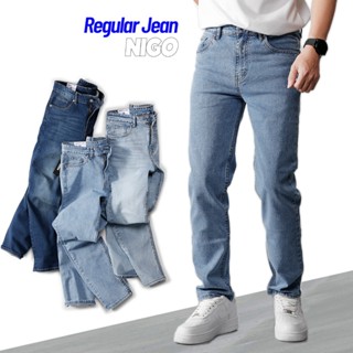 Quần Jean nam regular Nigo jean form ống đứng co dãn QJ202122 quần bò nam cao cấp