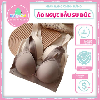 Áo ngực bầu chất liệu su non cho con bú và sau sinh không gọng nâng đỡ chống chảy sệ cho mẹ bầu - Hạt Gạo Nhỏ