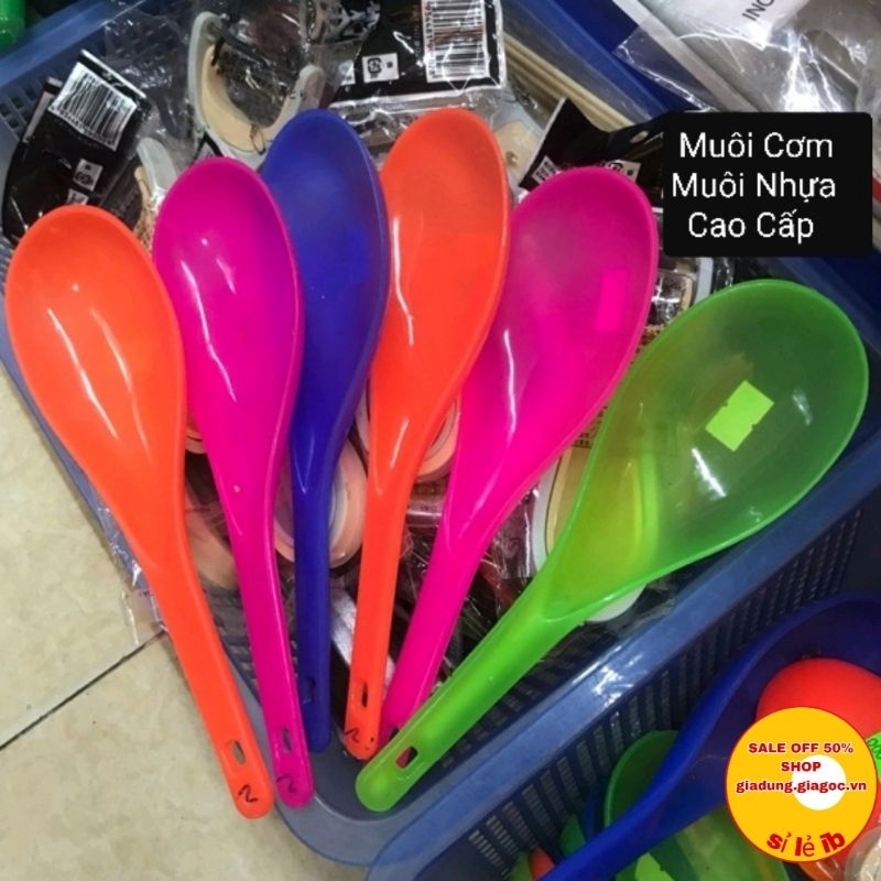 Thìa (vá) Muôi nhựa múc cơm , canh