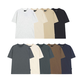 Áo phông trơn cotton Nam chất Cotton 260 gsm , chuẩn form, trẻ trung, thanh lịch