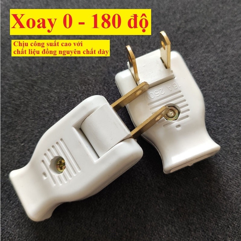 Phích cắm xoay 180 độ 16A-250V