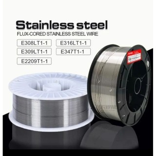 Dây hàn mig inox không dủng khí 1kg 308 loại 0.8/1.0 [Dây hàn INOX] kèm béc thử