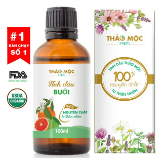 Tinh dầu Bưởi Thảo Mộc nguyên chất 100% từ thiên nhiên, chăm sóc tóc, kích thích mọc tóc, thư giản