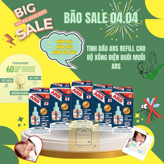 Tinh dầu Refill sử dụng cho bộ xông đuổi muỗi ARS Nomat P60 từ Nhật Bản nhỏ gọn tiện lợi hiệu quả tuyệt đối