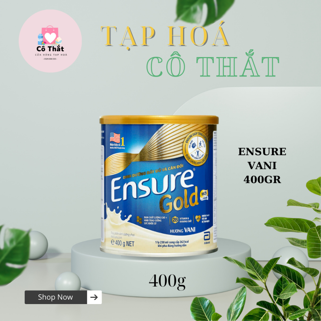 Sữa bột Ensure Gold Abbott (HMB) 400g/380g